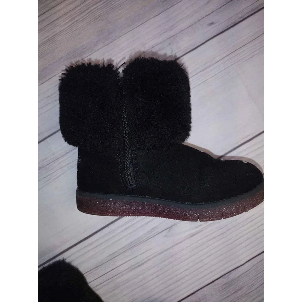 Girls black twinkle toes boots‎ size 9